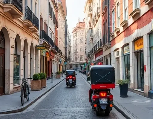 AI-подшивка маршрутов в режиме реального времени для повышения комфортной доставки по узким улицам