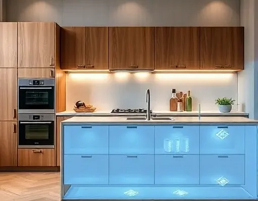 Оптимизация тестов кухонной мебели через сенсорную прозрачность материала и комфортное удержание дна